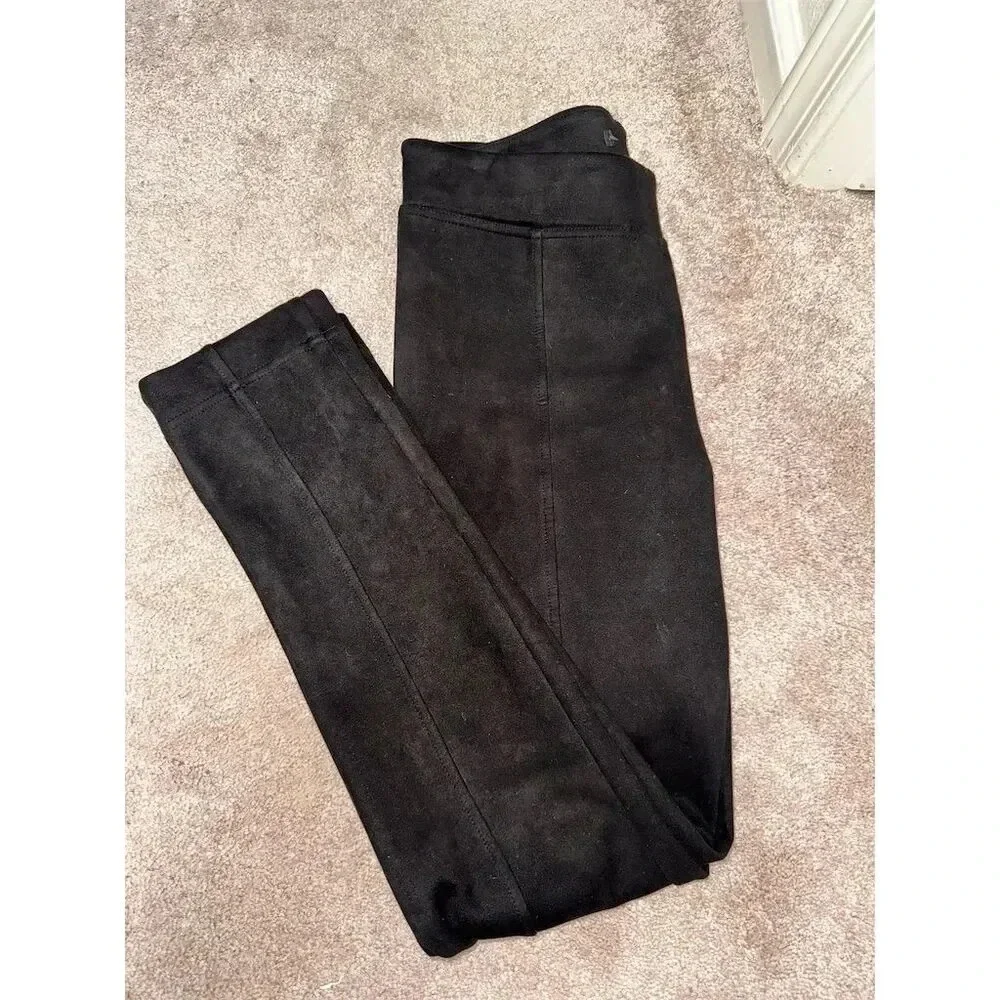 Andrew Marc Women's Black faux suede Pull-On Jeggings Size M - Picture 10 of 14